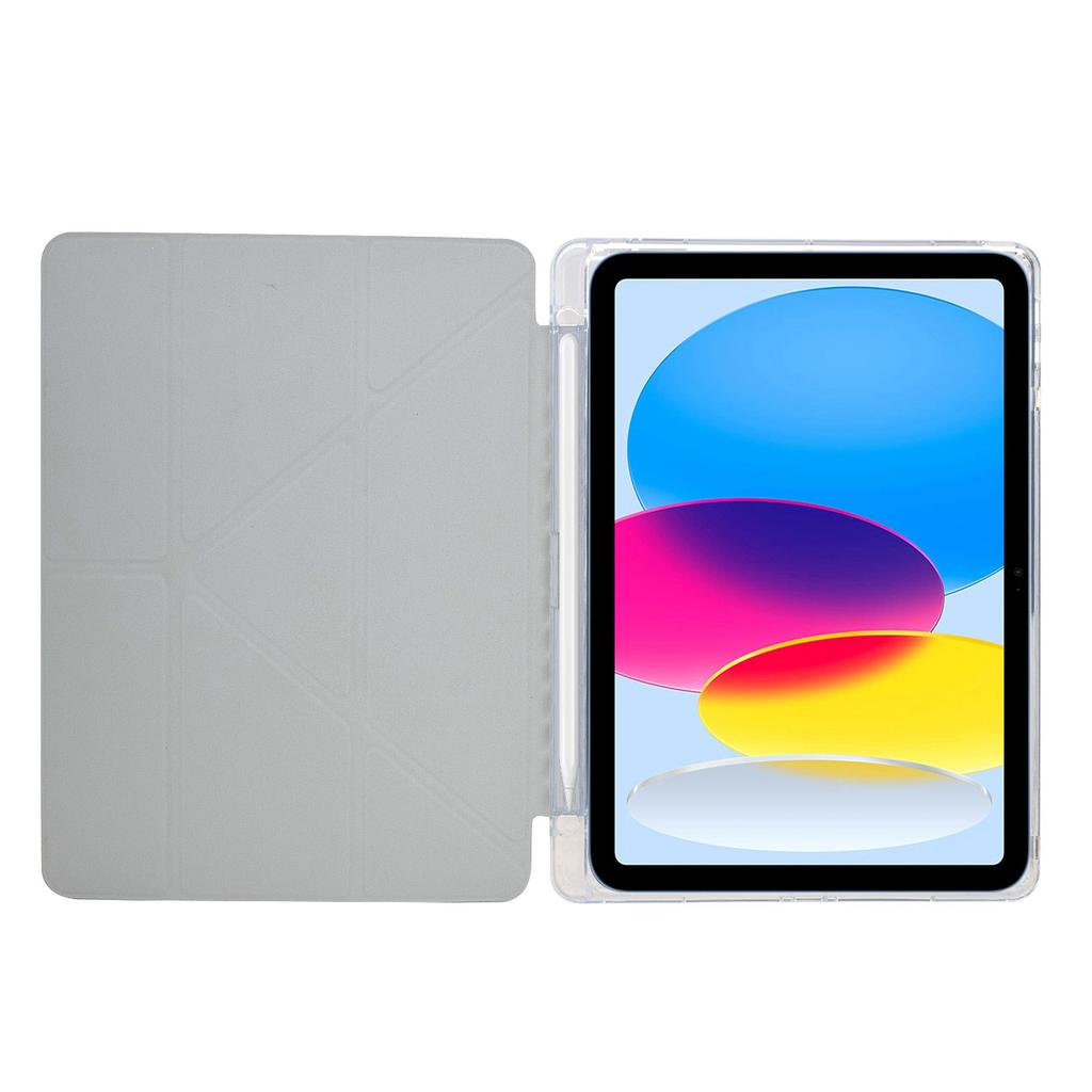 Применимо к кожаному чехлу для планшета iPad Pro 11, Samsung Tab S9FE, блестящий трехскладной чехол-подставка, противоударный чехол Xiaomi 7
