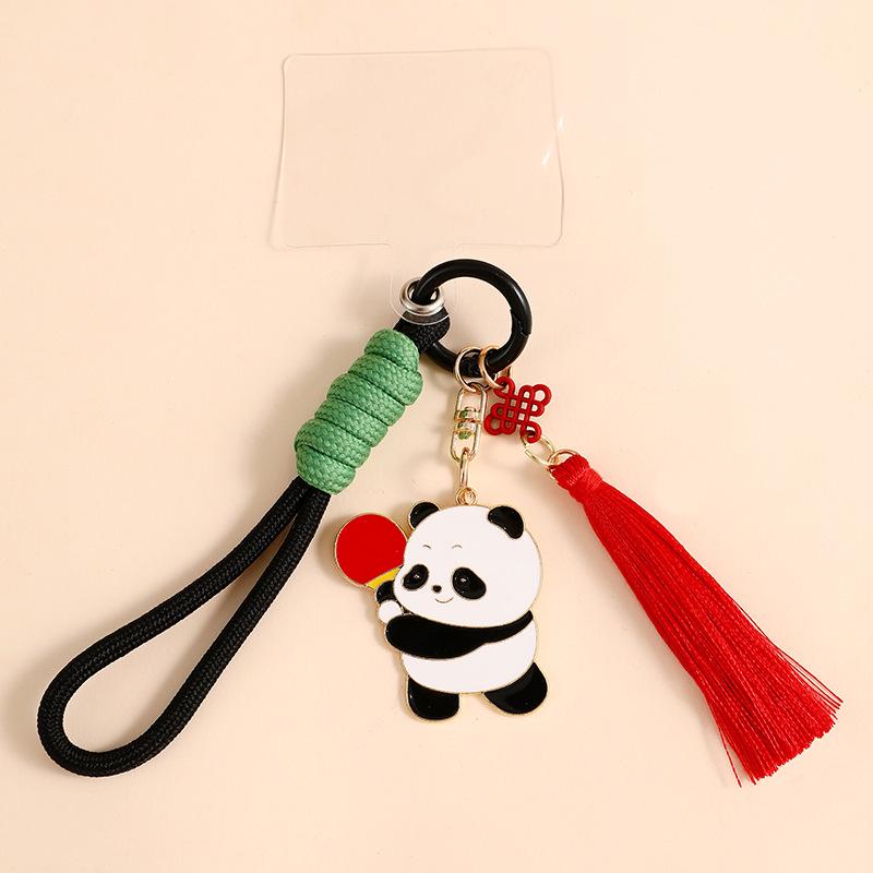 Модный брелок в виде панды: Милая подвеска в китайском стиле и креативное украшение для пары