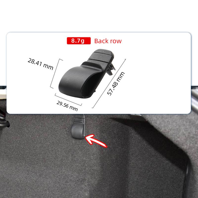 Trunk Bag Hooks For Jaguar For XFL For F-PACE For E-PACE Hooks Clip Bolt Covers Bag Cargo Hook Cover T2H34176
