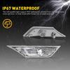 For 16-21 Honda Civic Hatchback Side LED Light Marker Turn Signal Lamp [Clear]