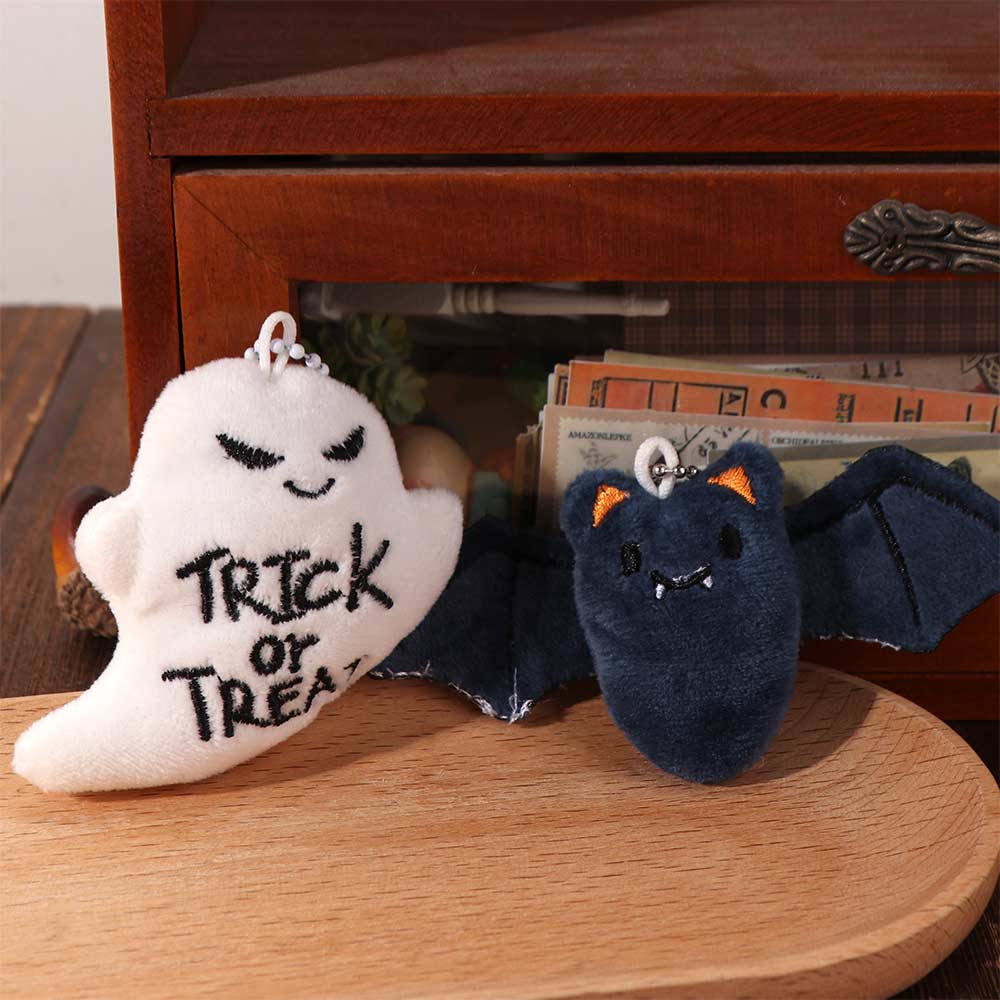 Pumpkin Head Halloween Plush Keychain Funny Bag Charm Cartoon Plush Pendant Halloween Party