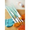 8 Brushes - Round - Flat - Fan - Tracer - Fluid Acrylic - Short Handle - Pébéo