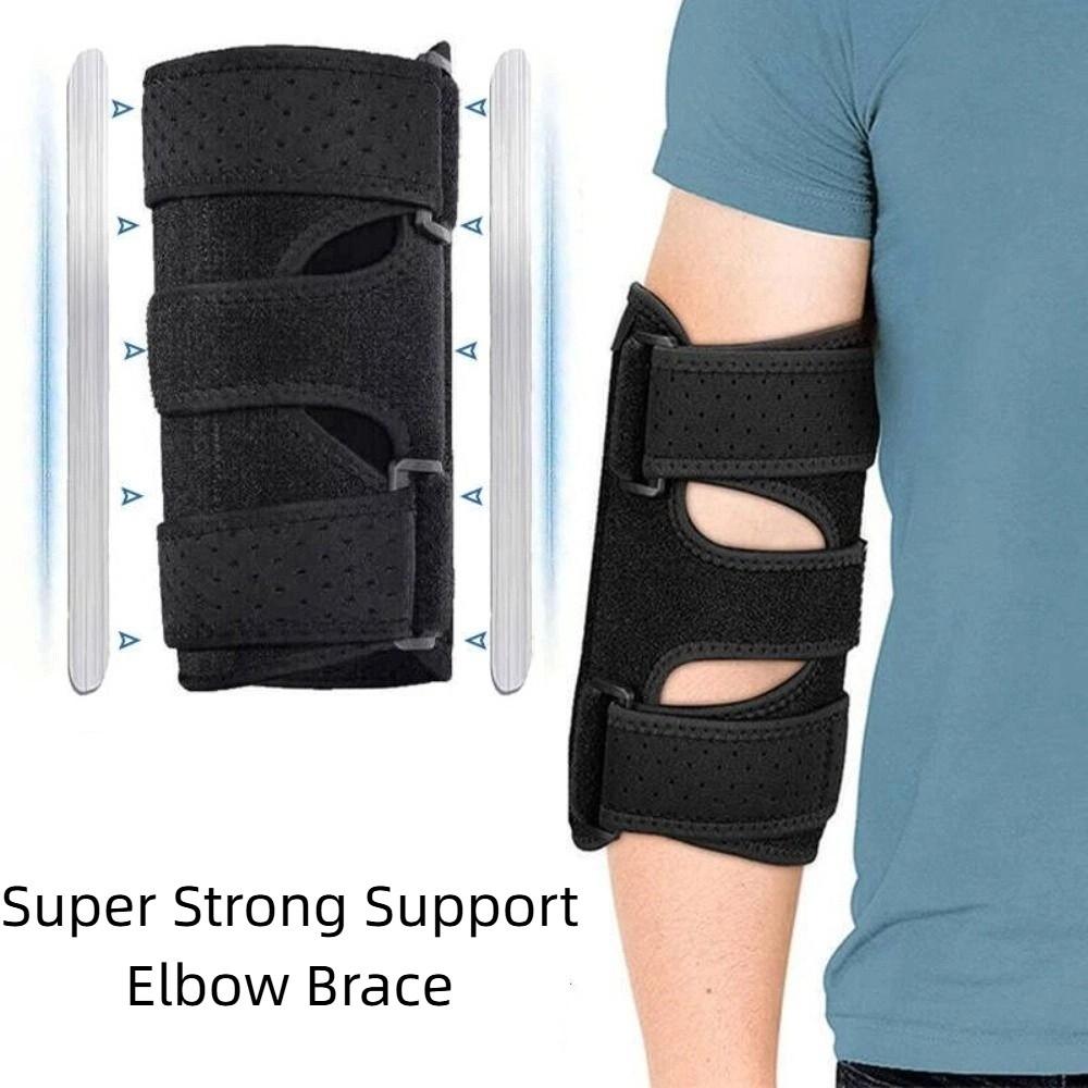 Super Strong Support Elbow Brace Double Steel Plate Arm Joint Protector Basketball