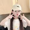 Candy Color Children Baseball Hat Embroiderey Teenagers Peaked Cap Quick Drying Sun Hat  Boys/girls