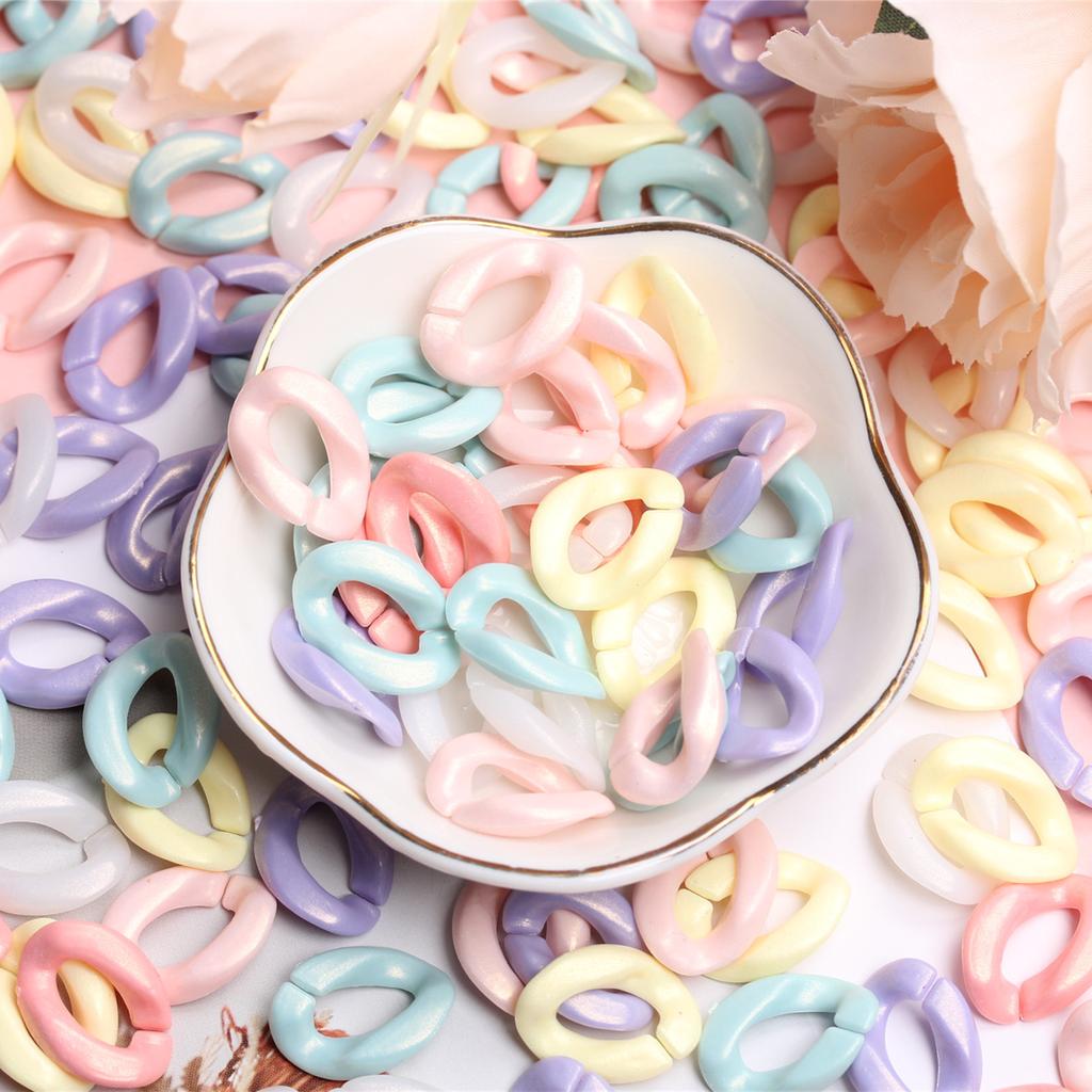 High Quality Chain Beads 200Pcs Macaron Jewelry Making For Accessories Handmade DIY DIY Findings