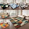 Ковер большой с геометрическим узором в скандинавском стиле, современное украшение для дома, ковры для гостиной, коврики для спальни, противоскользящие моющиеся коврики