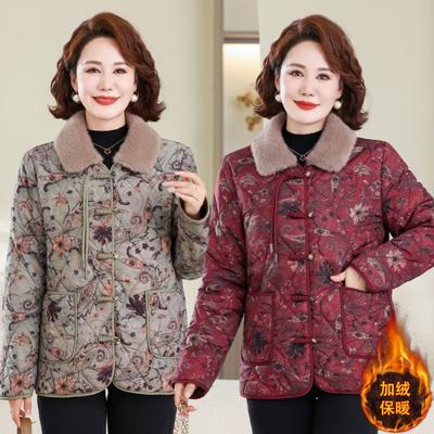 Женская одежда с хлопковой подкладкой, флисовые куртки, куртки с подкладкой, утолщенная новая теплая зимняя одежда с хлопковой подкладкой для среднего возраста