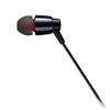 ZERO AUDIO High resolution compatible canal earphones ZIRCO BASSO Zirconia red M-DX210-ZB black/Ruby