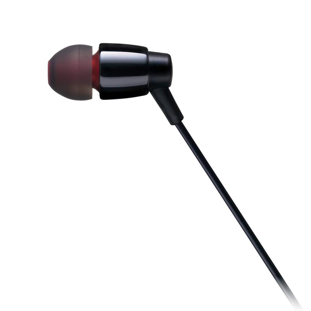 ZERO AUDIO High resolution compatible canal earphones ZIRCO BASSO Zirconia red M-DX210-ZB black/Ruby