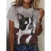 Women's T-Shirt Cat Print Design Harajuku Casual Short Sleeved Top Fashionable Trend Plus Size Women's Clothing