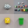 3D Наклейки на холодильник Супер Марио для DIY украшения дома