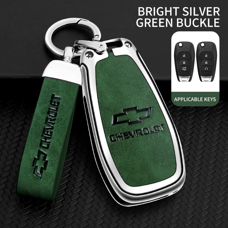 AABHO1 Alloy Car Remote Key Case Cover Shell For Chevrolet Chevy Malibu Camaro Cruze Traverse Spark Equinox Sonic Volt Bolt Accessories