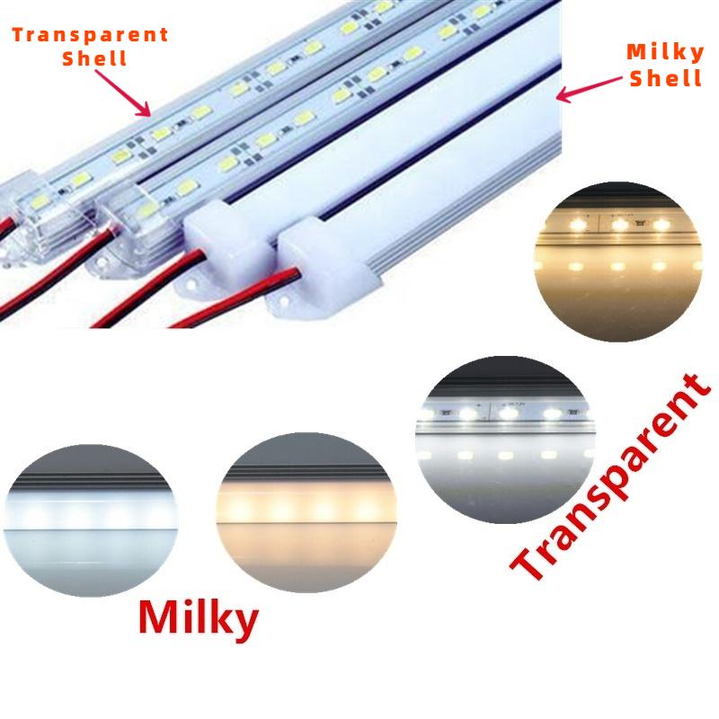 10/5X 12V 30/50CM Interior LED Car Light Bar Rigid Strip Lamp for Van Bus Caravan Display Cabinet Under Counter Closet