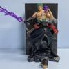 Аниме Фигурка One Piece Стиль Трех Мечей Боевая Стойка Зоро 2 Головы Статуэтка с Движущимися Частями Модель Кукла ПВХ Коллекционная Игрушка Подарок Мальчику