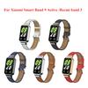 Leather Strap For Xiaomi Smart Band 9 Active Smart Watch Bracelet Wristband Replacement For Redmi Band3 Strap