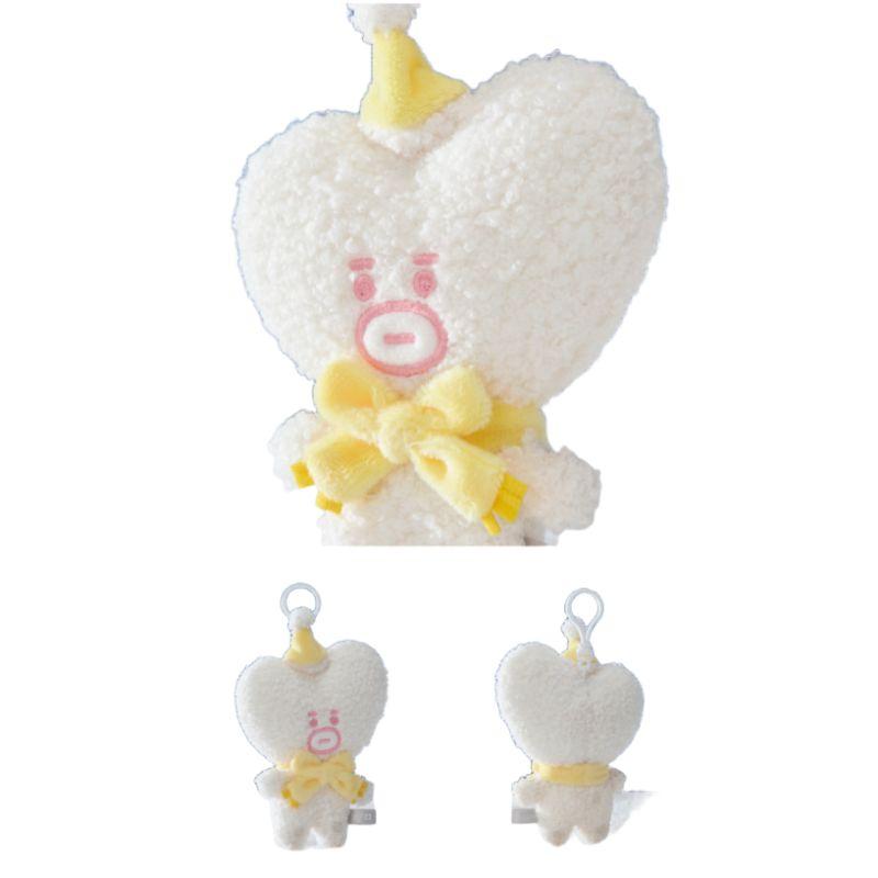 BT21 Плюшевый брелок «Снеговик» – Милый шарм с персонажем BTS