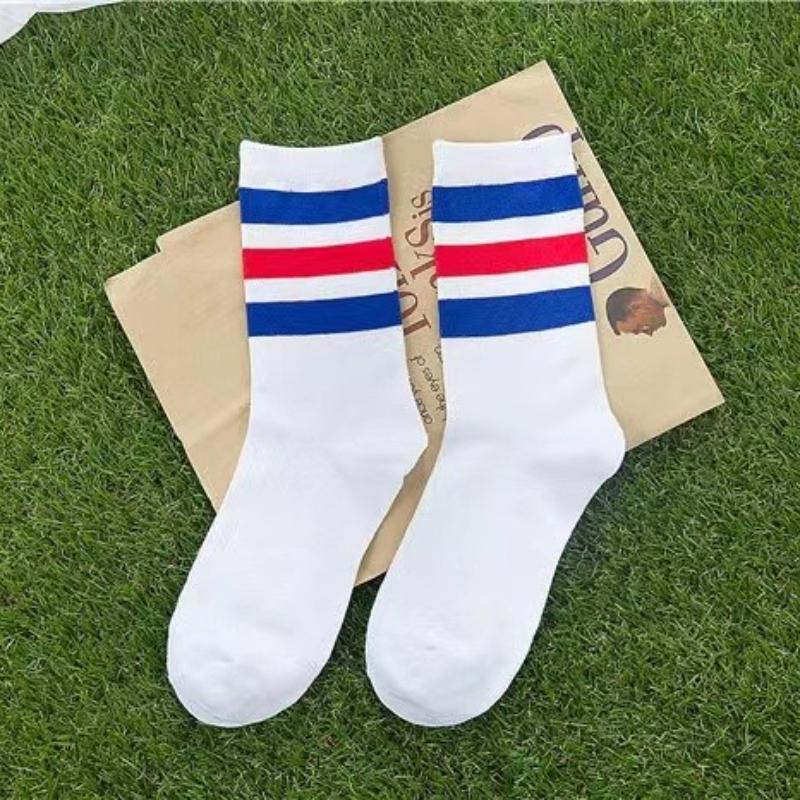 Новые мужские/женские хлопковые носки с тремя полосками, ретро, олдскул, скейт, длинные, короткие, белые, черные, зимние, классные