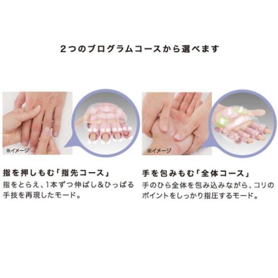 Массажер для рук Atex Lourdes Hand Care, который обхватывает каждый палец белой перчатки AX-HXL180wh,