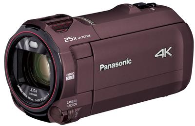 Panasonic Видеокамера 4K 64 ГБ 20-кратный оптический зум Cacao Brown HC-VX992MS-T