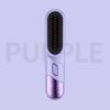 Hair Straightener Brush 4 Temperatures Fast Heating USB Rechargeable Cordless Negative Ions Hot Brush Electric Fluffy Curly Hair Styling Detangling