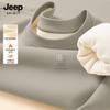 JEEP SPIRIT Men's Fleece-Lined Round Neck Pullover