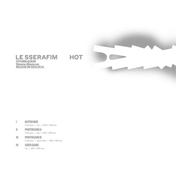 LE SSERAFIM 5-й мини-альбом [HOT] (Альбомы Weverse вер.) [Случайная версия]