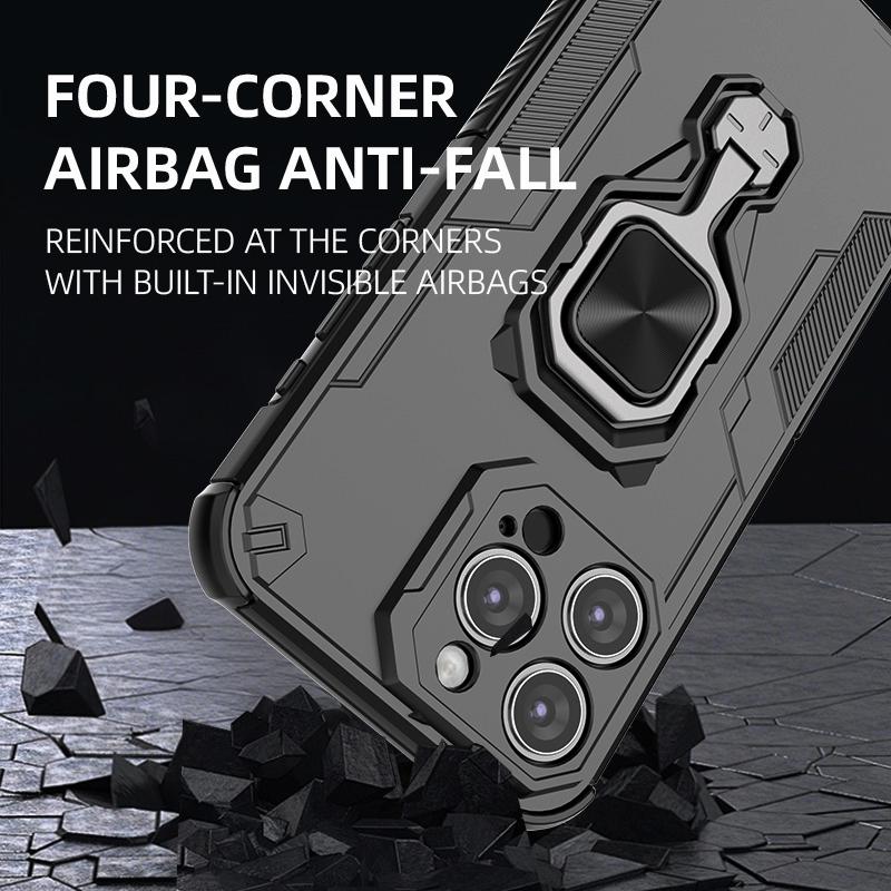 KEYSION Противоударный чехол для iPhone 15 Pro Max Мягкий силиконовый + PC вертикальный чехол-подставка для телефона на заднюю панель для iPhone 15 15 Plus