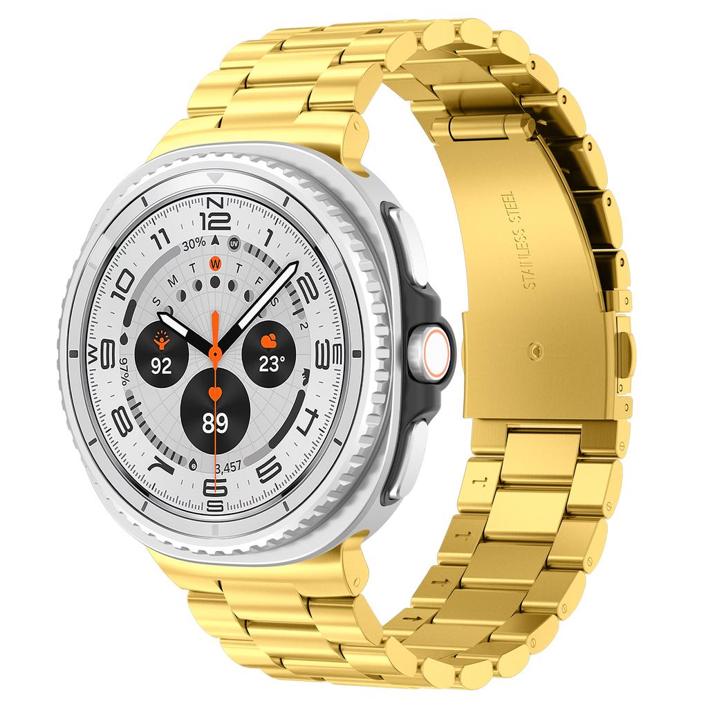 Роскошный ремешок для Samsung Galaxy watch 8 ремешок 40мм 44мм Металлический браслет из нержавеющей стали correa Samsung galaxy watch 8 classic 46мм