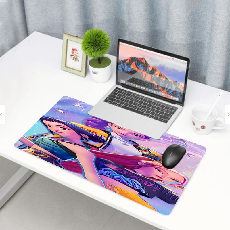 Girl group Print Mouse Pad, Anti‑Slip Desktop keyboard Mat, for PC Laptop Gaming Working Daily Use, Cool Festival Surprise Gift