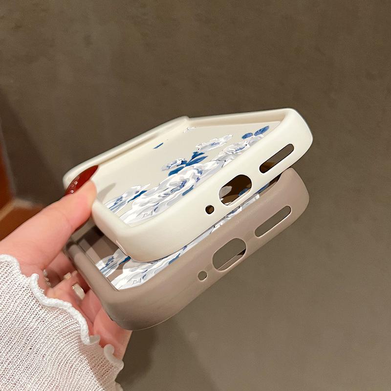 White Gardenia Floral Pattern Case For Google Pixel 10 Pro XL Shockproof Bumper Silicone Cover For Pixel 9A 9 8 7 Pro 8A 7A