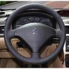 Шитье кожаный чехол на руль автомобиля Автоаксессуары Для Peugeot 307