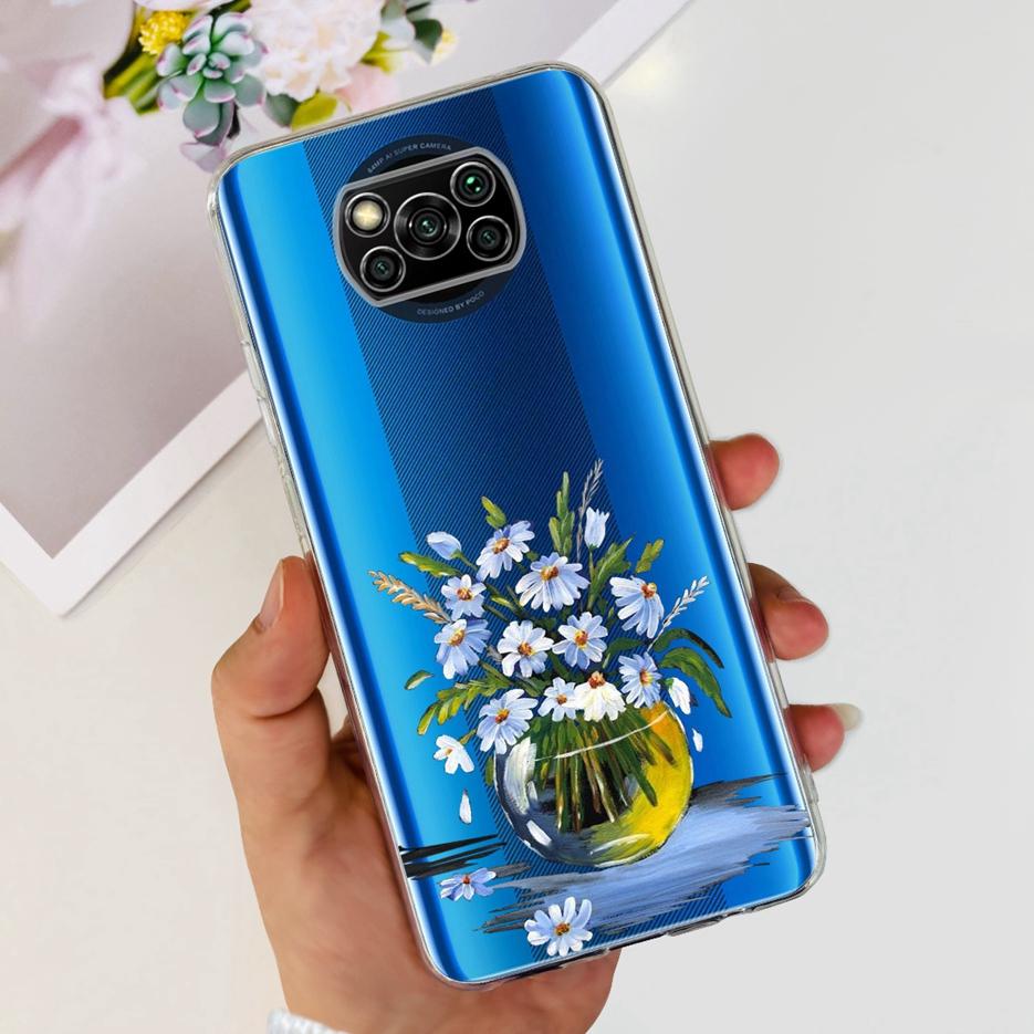 Чехол для Xiaomi Poco X3 Pro Новый Модный Расписной Чехол Прозрачный Силиконовый Мягкий ТПУ Чехол для Телефона Для Xiaomi Poco X3 NFC PocoX3 Pro Корпус