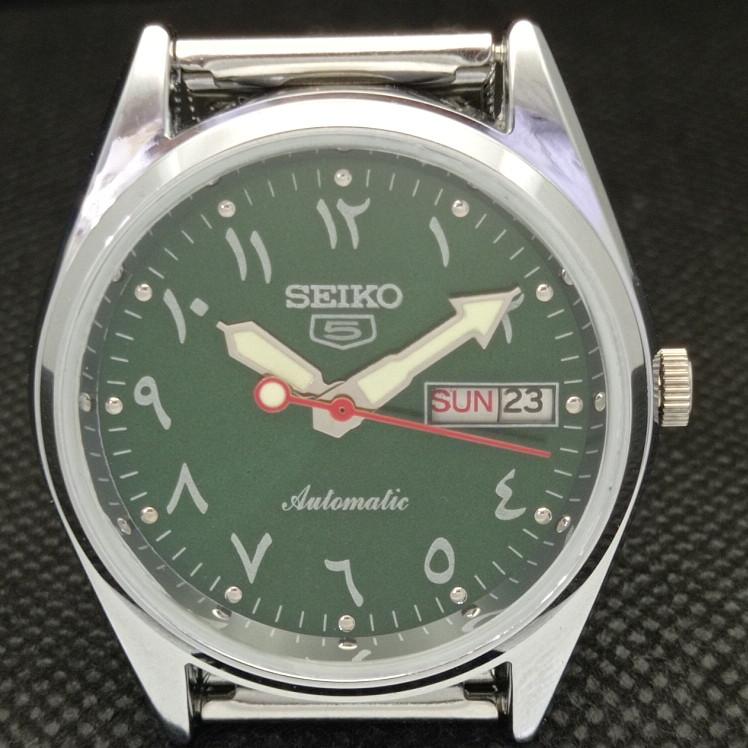 ВОССТАНОВЛЕННЫЕ ВИНТАЖНЫЕ SEIKO 5 АВТОМАТИЧЕСКИЕ 6309A ЯПОНИЯ МУЖСКИЕ АРАБСКИЕ ЧАСЫ a318810-2