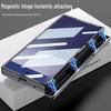 Samsung Z Fold 7 Электрооцинкованный Прозрачный Магнитный Защитный Чехол