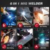ARCCAPTAIN European Standard MIG205Pro MIG Welder 205A 230V Aluminum 6 in 1 Professional Welder MIG Welding Machine