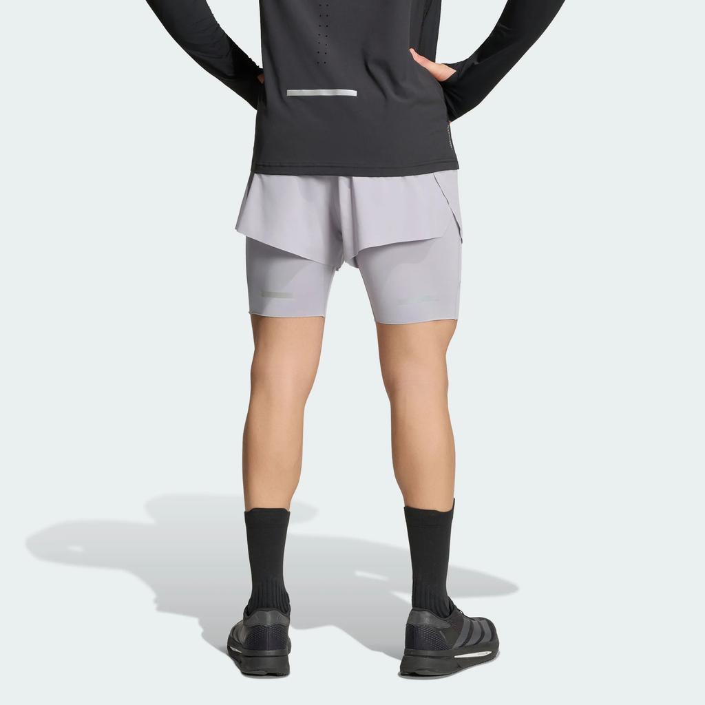 adidas Adi365 4 кармана 2 в 1 Тренировочные Спортивные Однотонные Простые Шорты для Бега Мужские шорты KS6098