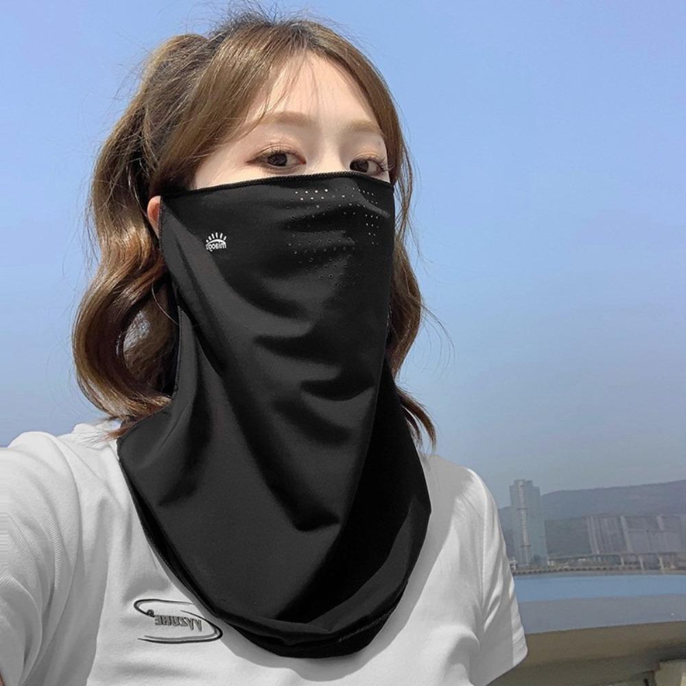 Breathable Full Head Mask Sun/UV Protection Long Neck Covers New Neck Wrap Cover Scarf Men Women