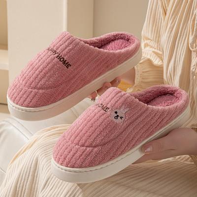 Хлопковые тапочки осень и зима пара домашние тапочки комнатная обувь теплые хлопковые туфли нескользящие плюшевые хлопковые шлепанцы зима