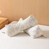 Cotton Linen Buckwheat Pillow Neck Support Triangle Shape Ergonomic Sleeping Adult Home Bedding