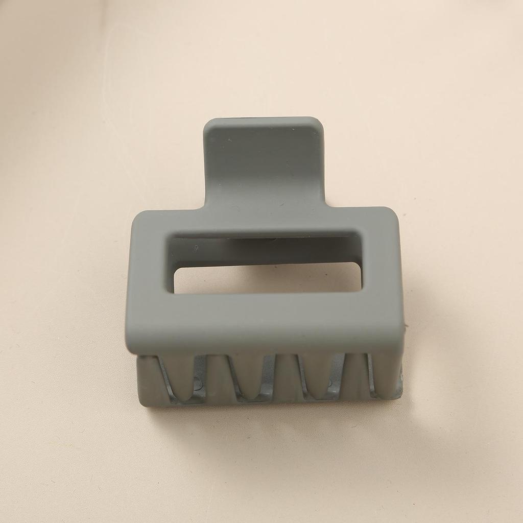 8.5CM x 10.5CM Rectangular Matte PS Hair Clip - Simple Shark Hair Accessory