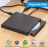 Портативный внешний USB 2.0 DVD-привод CD/DVD-ROM CD/DVD-RW Плеер Записывающее устройство Тонкий Читатель Записывающее устройство для Windows Mac OS Практичный