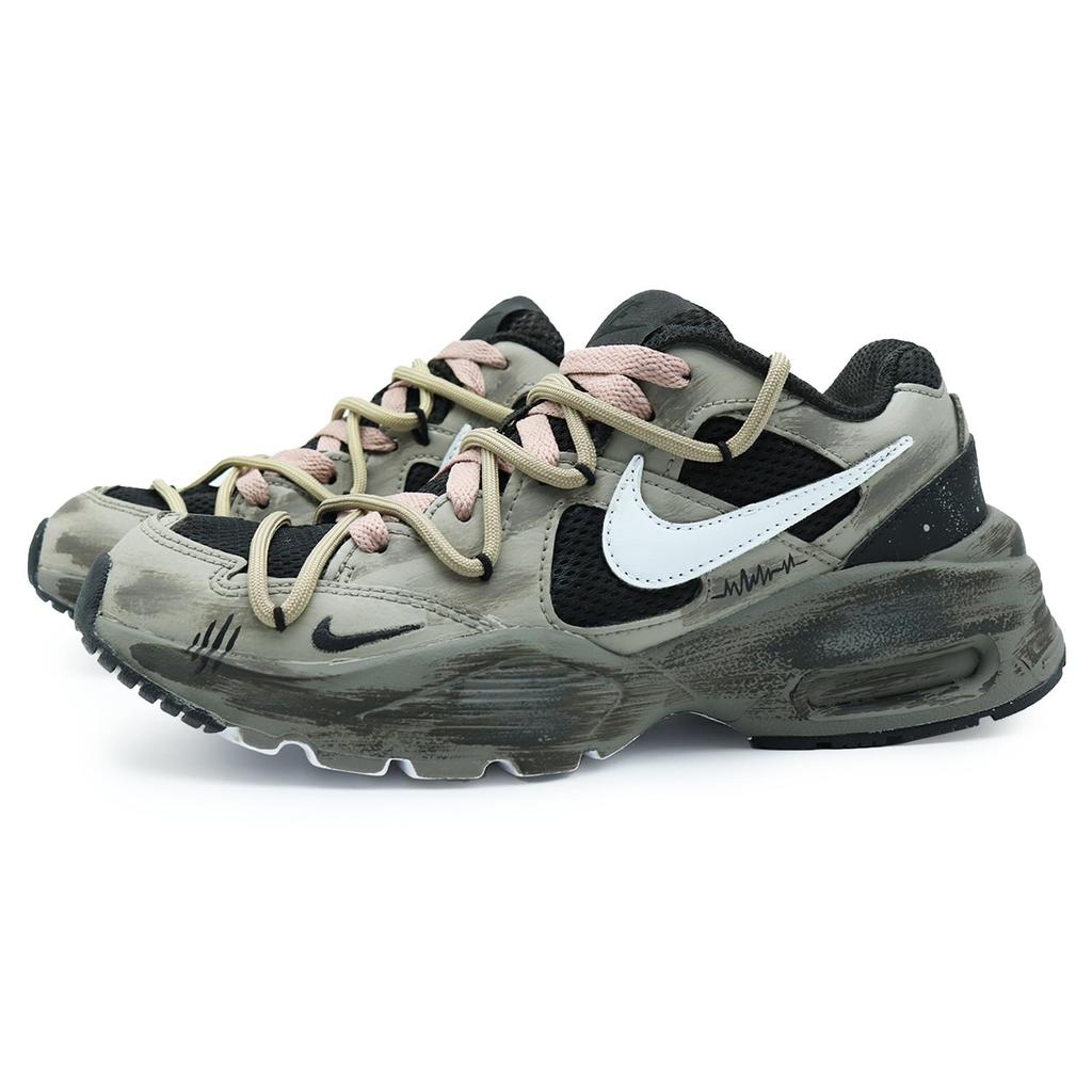 Nike Air Max Fusion Нескользящие, Износостойкие, Легкие Низкие Беговые Кроссовки Женские Коричневые CJ1671-100(Команда396-)