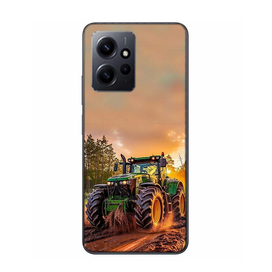 Чехол для телефона Сельскохозяйственная техника Комбайны Для Redmi 12 13C 12C 15C 9 10 10C Note 13 Pro Plus 14 15 Pro 9T 9C 9A TPU Мягкий Чехол Прозрачный