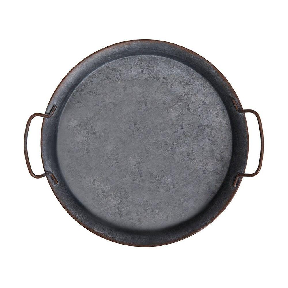 Декор Круглый Железный Ремесло Декоративный Поднос Хранение Поднос для Подачи Хлеба Подносы для Хлеба Ретро Металлическая Тарелка