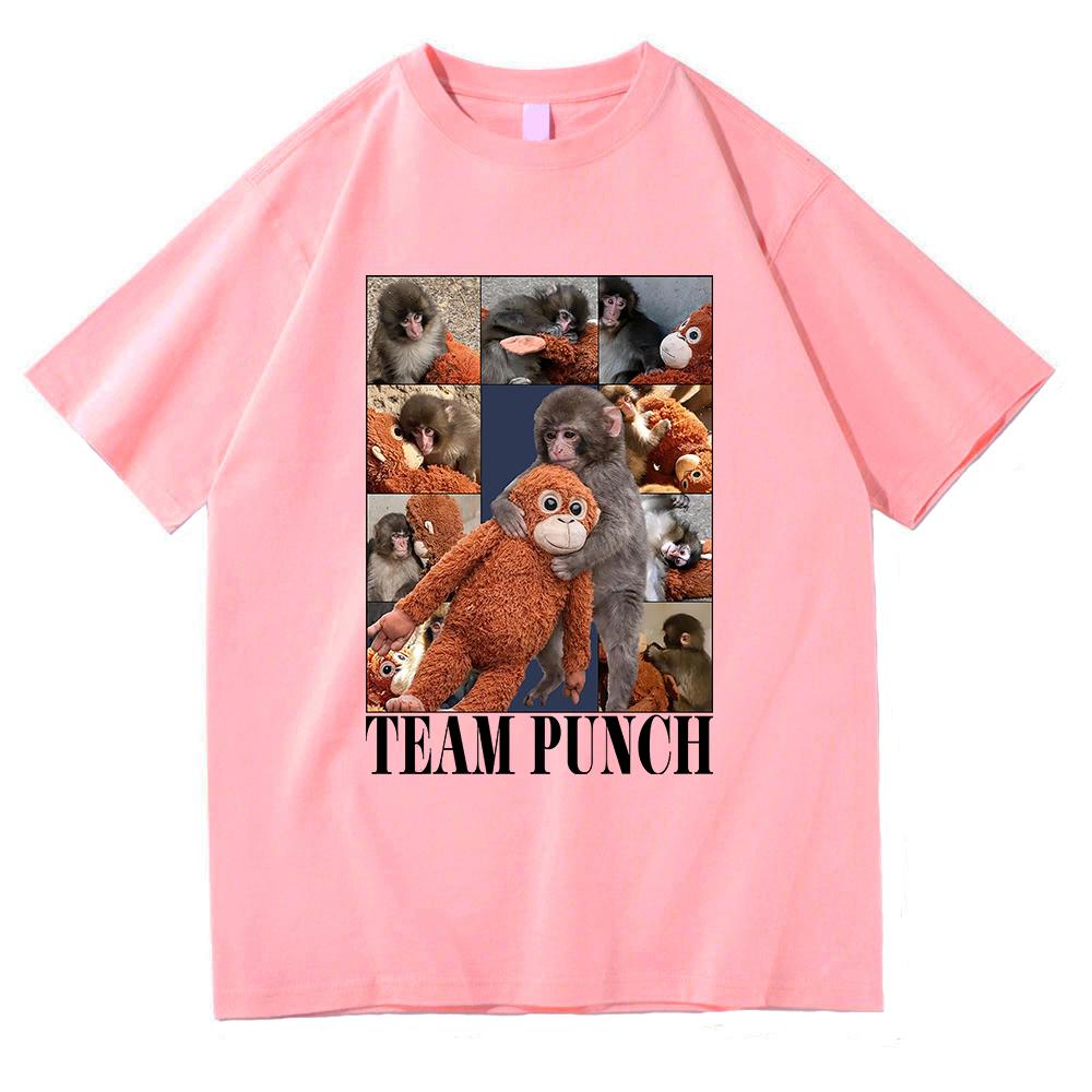 Monkey Punch Baby Monkey T Shirt 2026 WomenUnisex Clothing Cotton Clothes Graphic Tops for Lover Gifts Hight Quality T Shirts