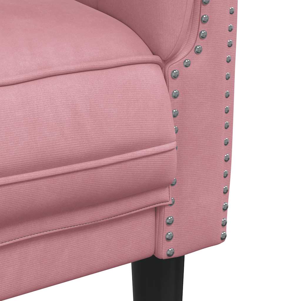 Armchair Rose Velvet