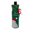 Christmas Decorations Embroidered Santa Snowman Wine Bottle Cover Gift Bag Sequin Sleeve Holiday Party Home