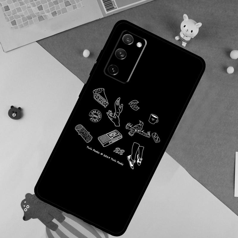 Twin Peaks Meanwhile Soft Case For Samsung Galaxy S25 Ultra S9 S10 S20 S21 S22 S23 S24 Plus S24 FE Funda Cover