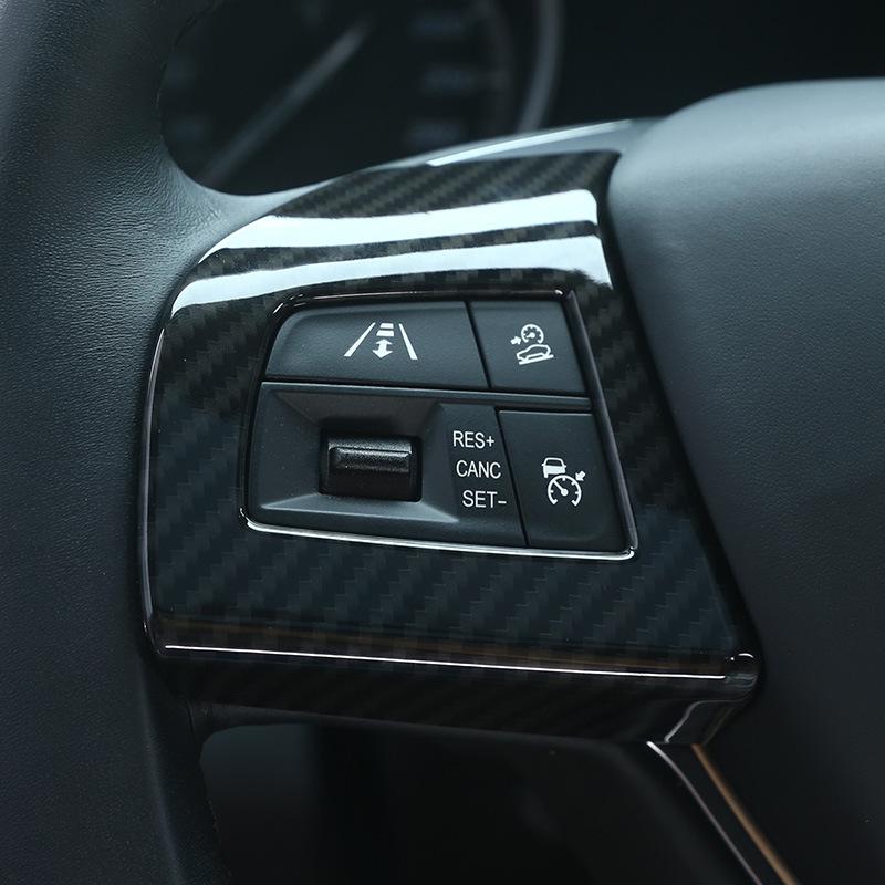 Углеродное волокно Стиль автомобиля Руль Кнопка украшения Рамки Крышка Накладка подходит для Maserati Ghibli для Quattroporte