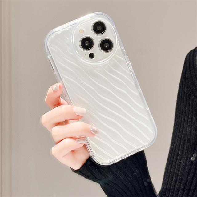 Чехол для телефона Moskado с волнистым рисунком ряби воды для Iphone 14 11 13 12 Pro Max X Xr Xs Max 14 7 8 Plus, мягкая задняя крышка из ТПУ, бампер